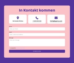 Kostenloses CSS Für Kontaktformular Und Grid-Repeater