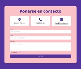 Formulario De Contacto Y Repetidor De Grilla: Maqueta De Sitio Web Moderno