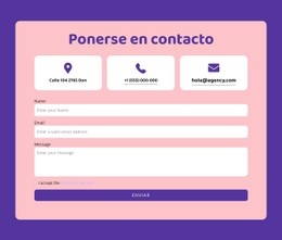 480 Formulario de contacto Plantillas CSS