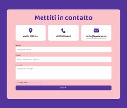 CSS Gratuito Per Modulo Di Contatto E Ripetitore Di Griglia