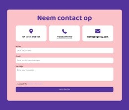 Gratis CSS Voor Contactformulier En Netrepeater