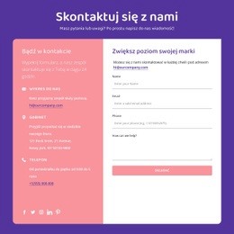 Zwiększ Poziom Swojej Marki - Makieta Witryny