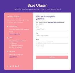 Markanızın Seviyesini Yükseltin - Site Modeli