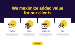 Customer Value Maximization HTML5 Template