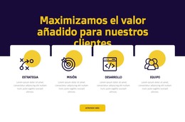 Maximización Del Valor Del Cliente: Plantilla De Sitio Web HTML