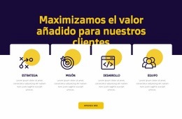 Maximización Del Valor Del Cliente: Plantilla HTML5 Definitiva