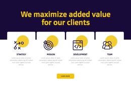 Customer Value Maximization - HTML Website