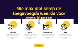 Maximalisatie Van Klantwaarde - Persoonlijk Websitesjabloon