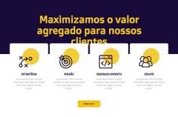 Maximização Do Valor Do Cliente Modelo HTML5