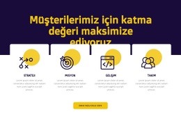 Müşteri Değeri Maksimizasyonu - Kişisel Web Sitesi Şablonu