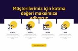 Müşteri Değeri Maksimizasyonu Için Harika Tek Sayfalık Şablon