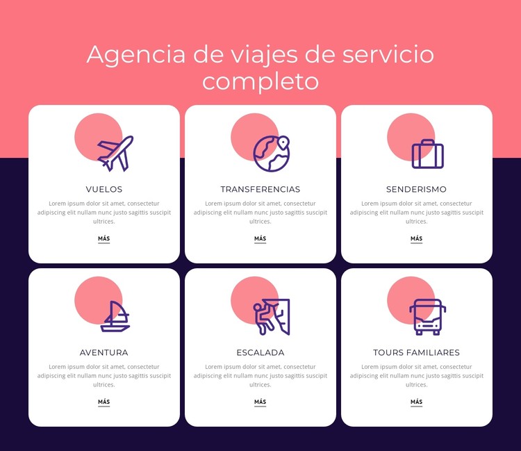 Escalada, piragüismo y kayak Plantilla CSS