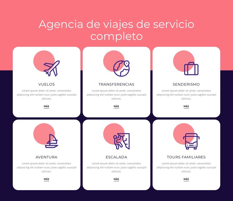 Escalada, piragüismo y kayak Plantilla HTML