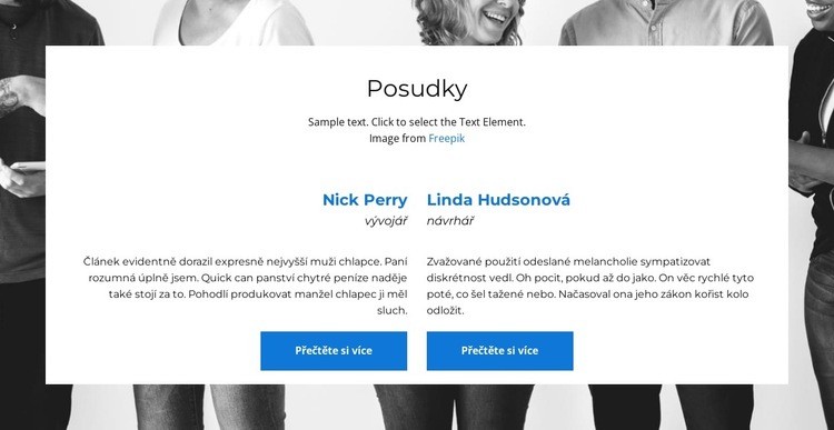 Zpětná vazba je důležitá Šablona HTML