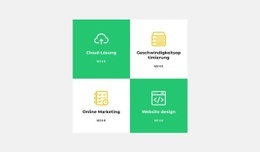 Vier Entwicklungsideen - Kostenlos Herunterladbares Website-Design