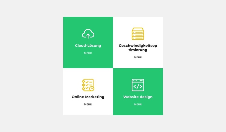 Vier Entwicklungsideen WordPress-Theme