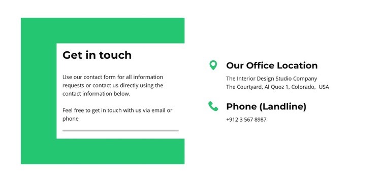 Keep in touch with us Elementor Template Alternative
