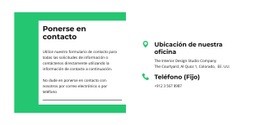 Mantente En Contacto Con Nosotros - Creador De Sitios Web