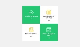 Cuatro Ideas De Desarrollo - Diseño De Sitio Web De Descarga Gratuita