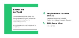 Restez En Contact Avec Nous - Site Avec Téléchargement De Modèles HTML