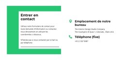 Restez En Contact Avec Nous - Page De Destination Pour Mobile