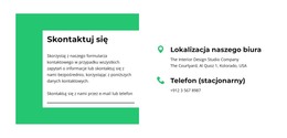 Bądź Z Nami W Kontakcie - Strona Z Możliwością Pobrania Szablonu HTML