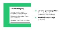 Najbardziej Kreatywny Szablon HTML5 Dla Bądź Z Nami W Kontakcie