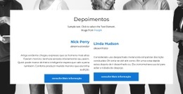 Feedbacks São Importantes - Design HTML Page Online