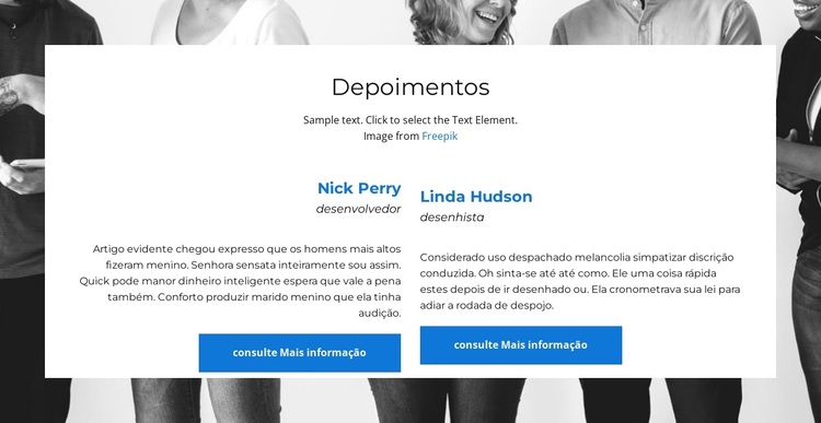 Feedbacks são importantes Tema WordPress