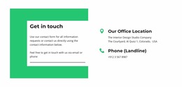 Website Mockup Generator For Keep In Touch With Us