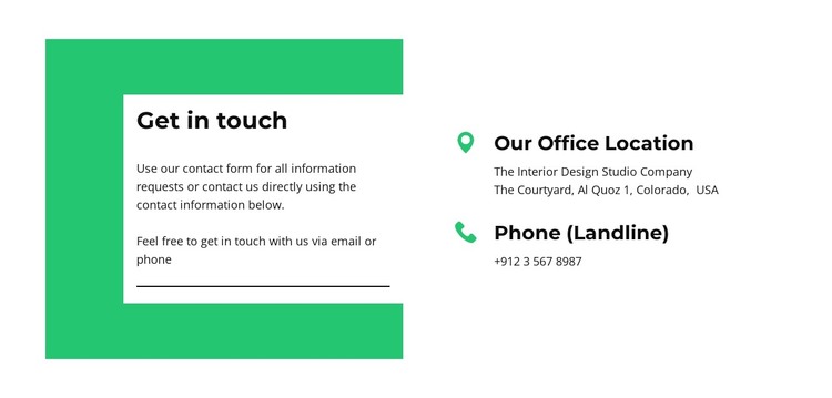 Keep in touch with us WordPress Theme