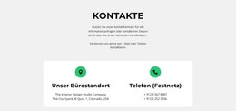 Kostenloser Download Für Kontaktdetail HTML-Vorlage