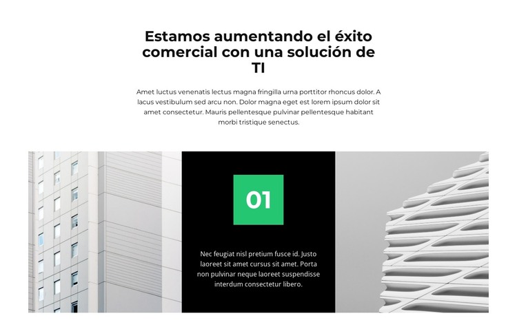 Nuestro proyecto Plantilla HTML