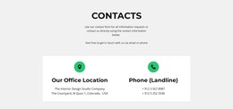 Free Download For Contact Detail Html Template