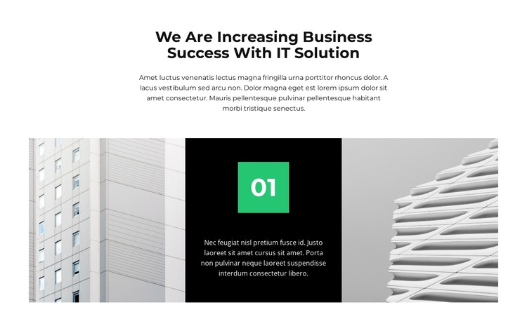 Our project HTML Template