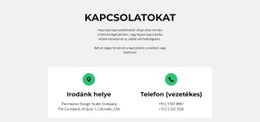 Ingyenes Letöltés Elérhetőségi Adatok Html Sablonhoz