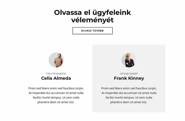 A vélemények számítanak WordPress Téma