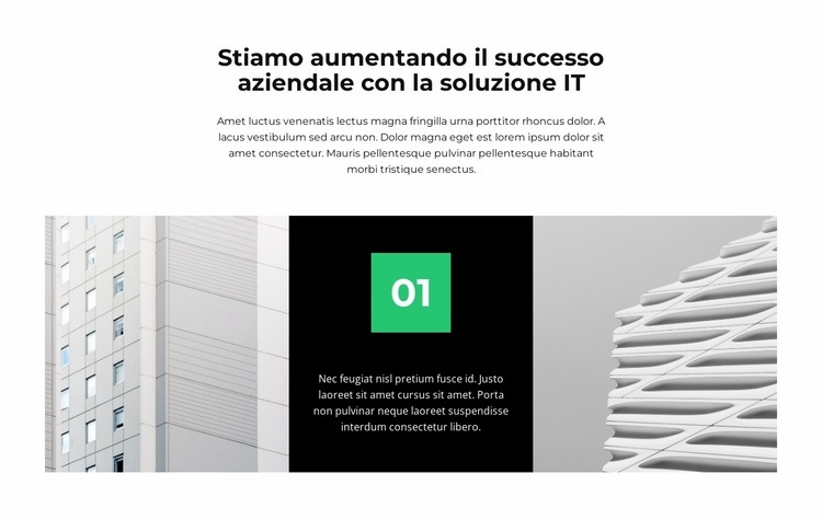 Il nostro progetto Modelli di Website Builder