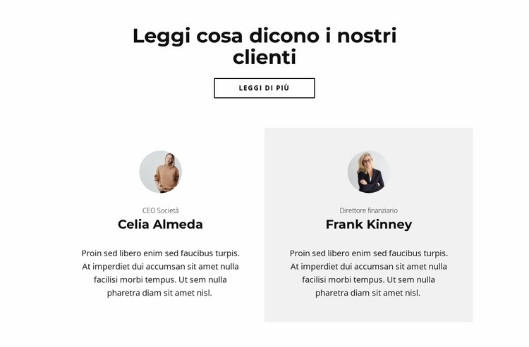 Le opinioni contano Modello HTML5