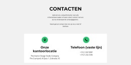 Contact Detail - Beste Bestemmingspagina