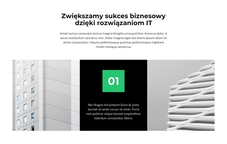 Nasz projekt Szablony do tworzenia witryn internetowych