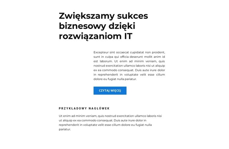 Dobry plan marketingowy Kreator witryn internetowych HTML