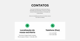 O Melhor Modelo HTML5 Para Detalhe De Contato