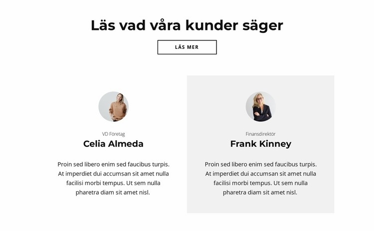 Åsikter spelar roll HTML-mall