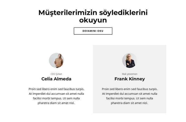 Görüşler önemlidir Web Sitesi Oluşturucu Şablonları