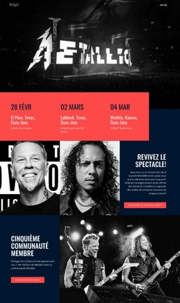 Page De Destination Du Site Web Pour Heureux Avec La Musique