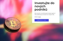 Návrh Stránky HTML Pro Investujte Do Nových Podniků