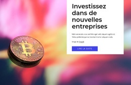 Investissez Dans De Nouvelles Entreprises - Belle Conception De Site Web