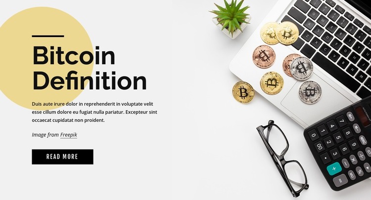 How to invest in bitcoin Html Website Builder