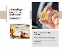 Investering In Cryptovaluta - Creatieve Multifunctionele Sjabloon